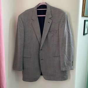 Vintage patterned blazer coat
